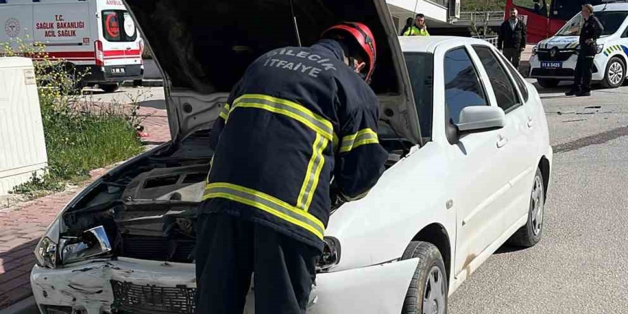 Meydana Gelen Trafik Kazasında 1 Kişi Yaralandı