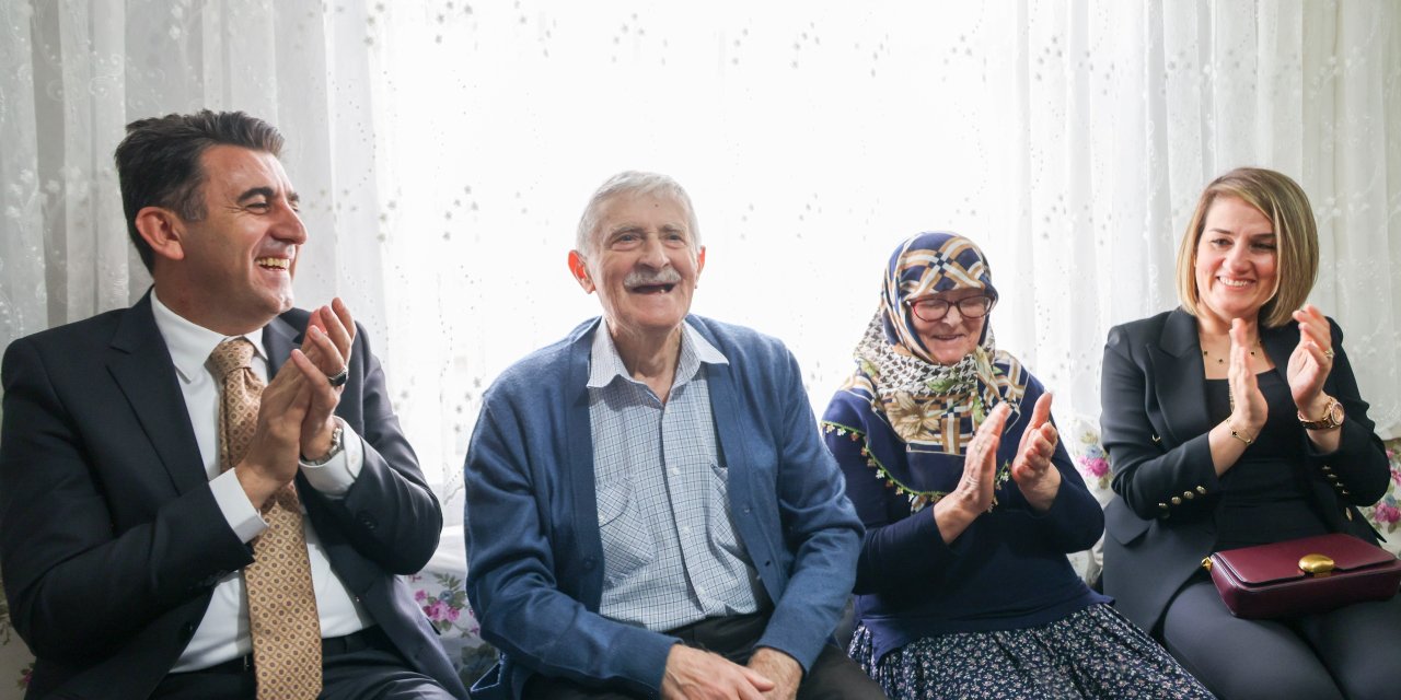 57 Yıllık Evli Çifte Vali Aygöl’den Ziyaret