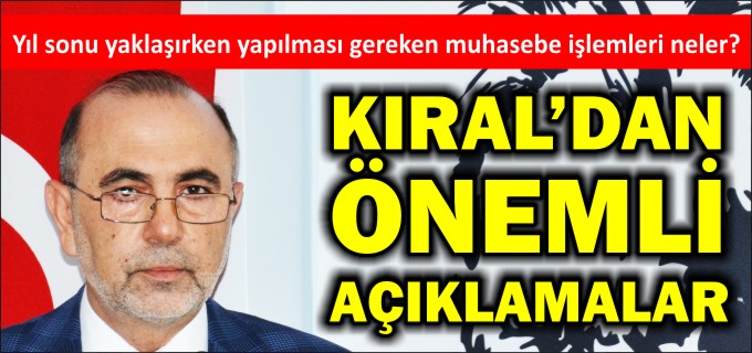 KIRAL’DAN ÖNEMLİ AÇIKLAMALAR