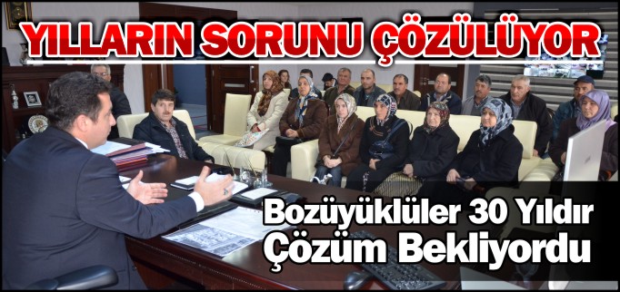 YILLARIN SORUNU ÇÖZÜLÜYOR