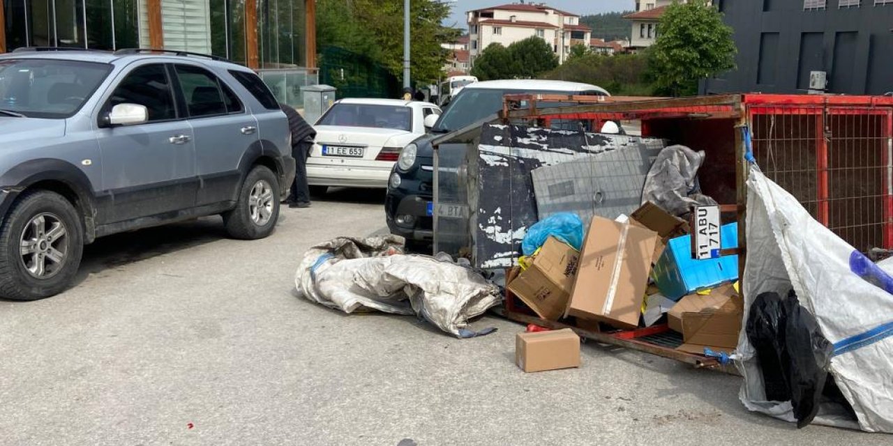 Seyir Halinde Devrilen Motosiklet Sürücüsü Yaralandı