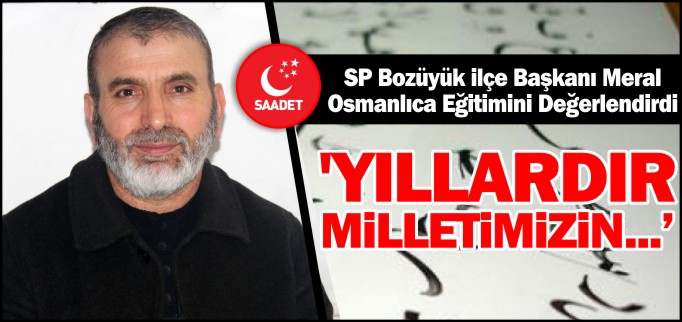 ’YILLARDIR MİLLETİMİZ ÖZLEMİNİ DUYUYOR’