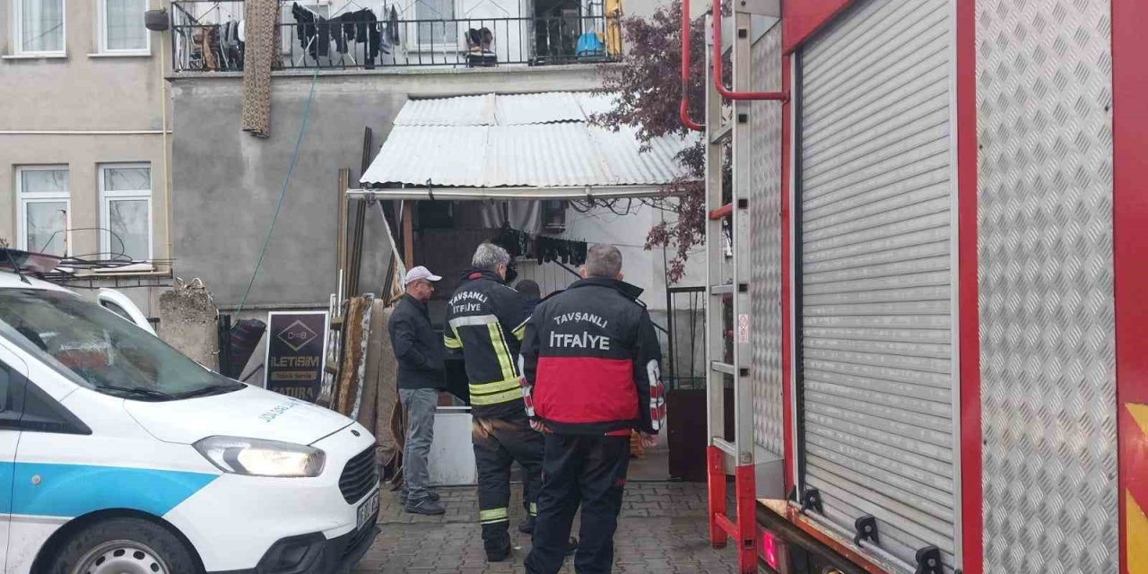 Baca Yangını Eve Sıçramadan Söndürüldü