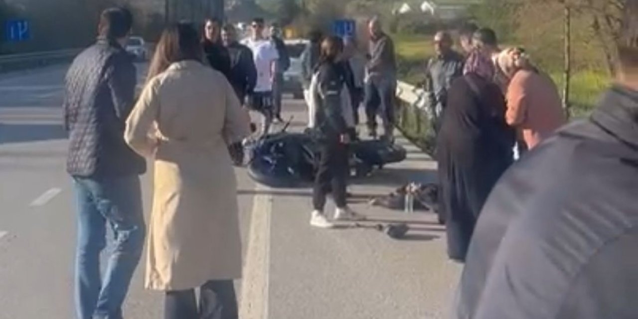 Kontrolden Çıkan Motosiklet Devrildi: 1 Ölü, 1 Yaralı