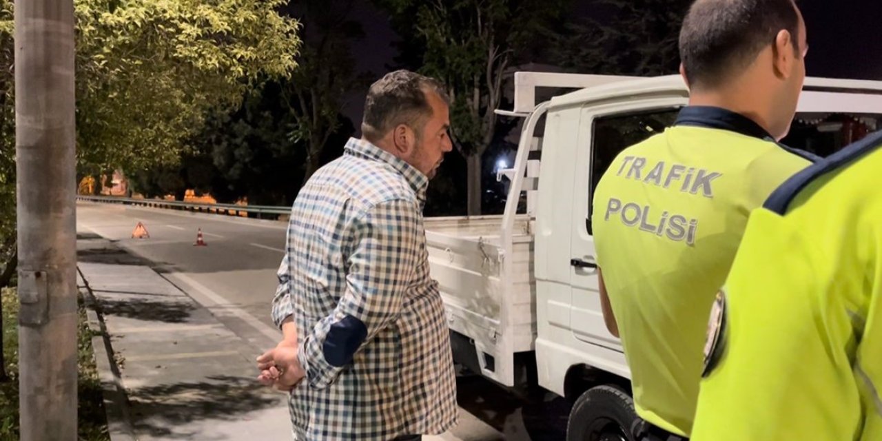 Polisten Kaçan Sürücü Yakalanınca "Burada Yatacaktım" Dedi