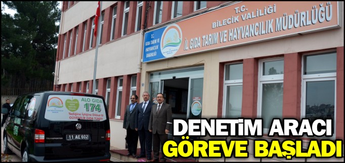 DENETİM ARACI GÖREVE BAŞLADI