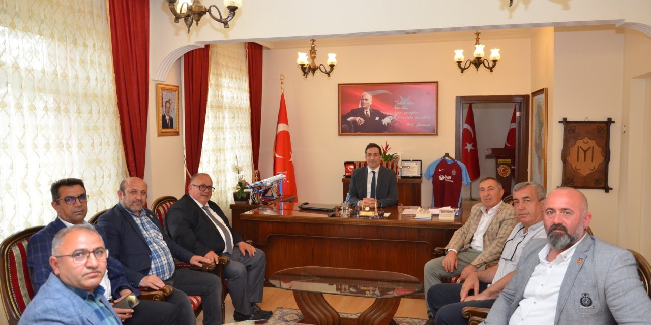 Bilecikli Muhtarlardan Kaymakam Tuncer'e Ziyaret