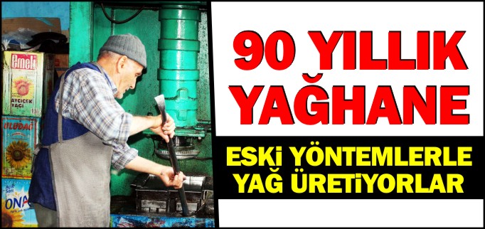 İKİ KARDEŞ ESKİ YÖNTEMLERLE YAĞ ÜRETİYOR