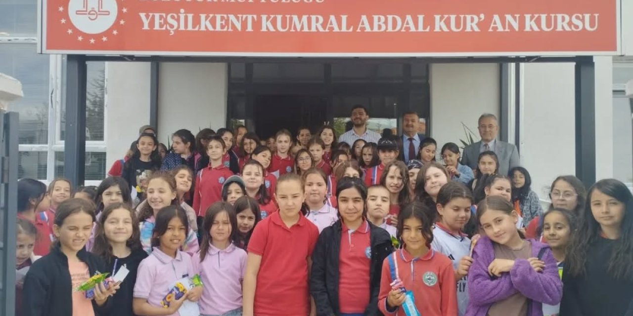 Öğrenciler Kur'an Kursunu ziyaret etti