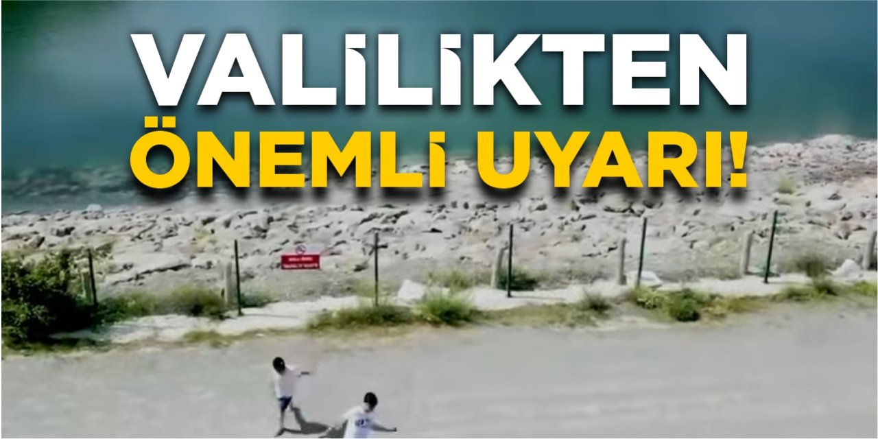 Valilikten önemli uyarı