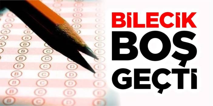 Bilecik boş geçti