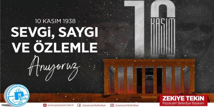 PAZARYERİ BELEDİYESİ - 10 KASIM