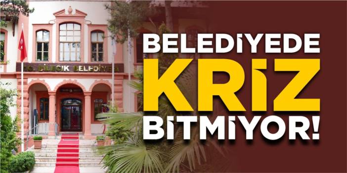 Belediyede kriz bitmiyor!