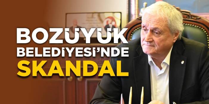 Bozüyük Belediyesi'nde skandal!