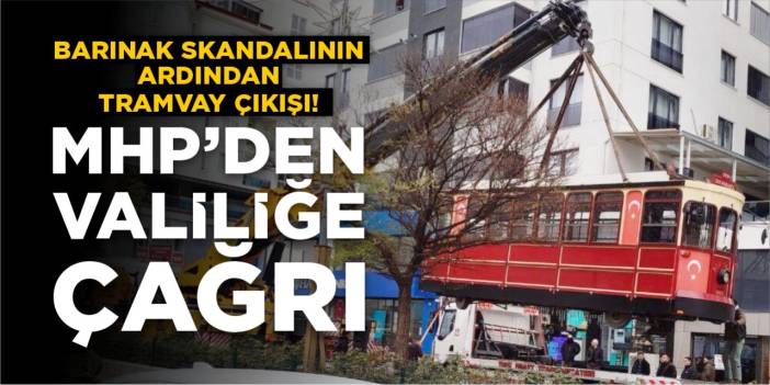 Barınak skandalı sonrası tramvay çıkışı!