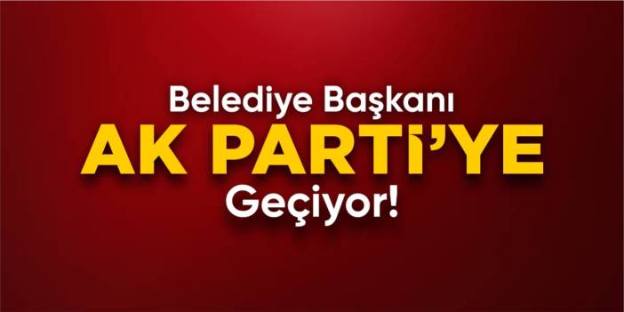 Afyon Belediye Başkanı Burcu Köksal AK Parti'ye geçiyor