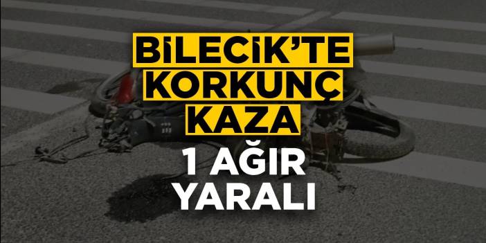 Bilecik’te korkunç kaza: 1 ağır yaralı