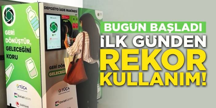 Bugün Başladı: İlk Günden Rekor Kullanım!