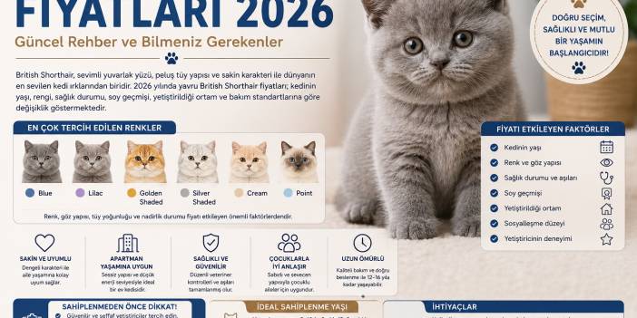Yavru British Shorthair Fiyatları 2026: Güncel Fiyatlar ve Satın Alma Rehberi