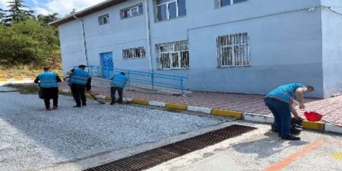 Denetimli Serbestlik Müdürlüğünden Okullarda Bakım Çalışmaları
