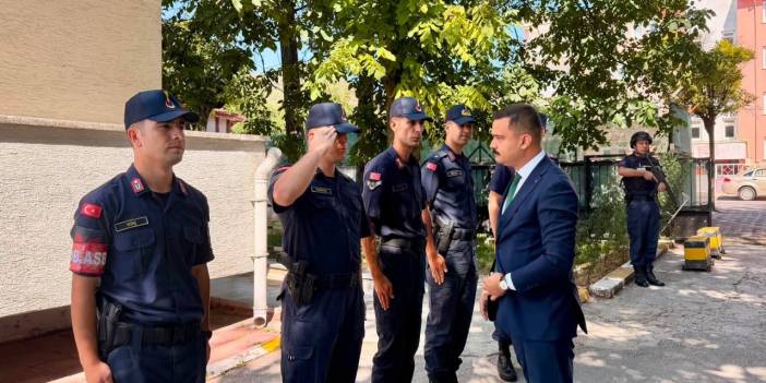 Kaymakam Titiz'den Jandarma Komutanlığına Ziyaret