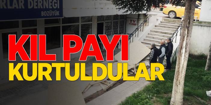 Bozüyük'te Kıl Payı Kurtuldular