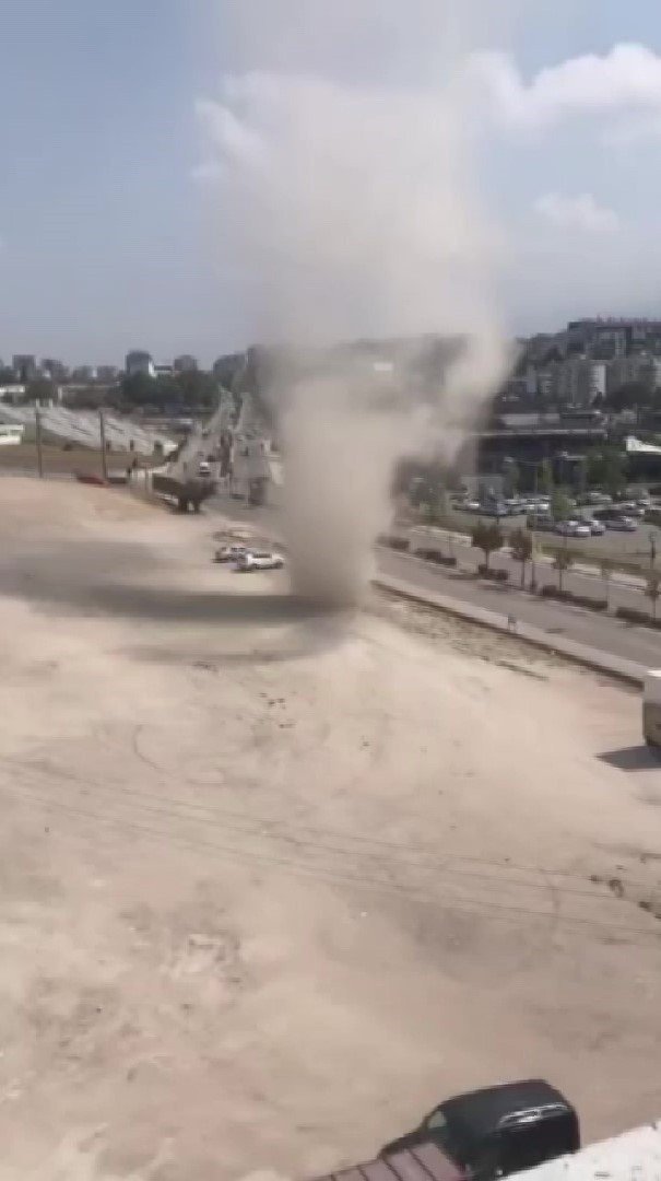 Bursa’da bir kez daha hortum paniği yaşandı