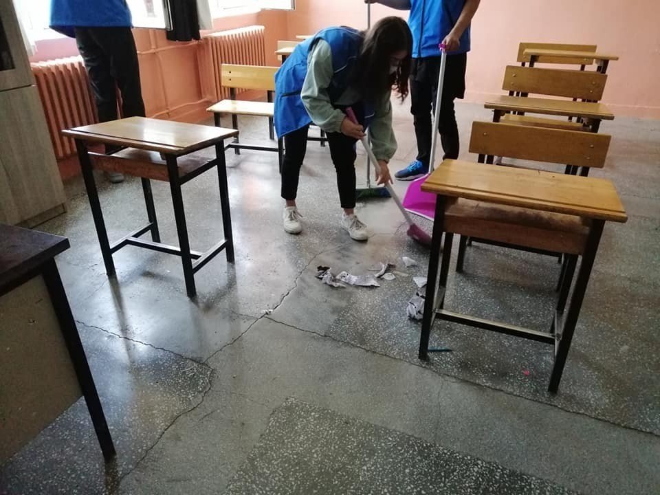 Gönüllü gençlerin örnek çalışması