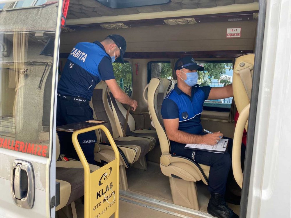 Öğrencilerin güvenliği için servis denetimi yapıldı