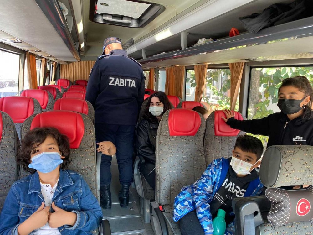 Öğrencilerin güvenliği için servis denetimi yapıldı