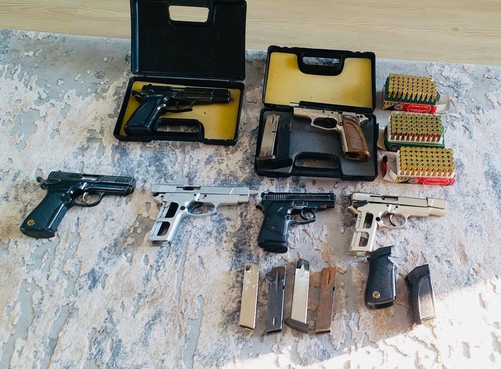 Bursa’da silah tacirlerine şafak operasyonu: 6 kişi tutuklandı