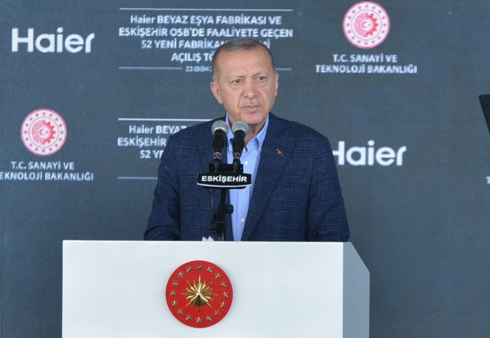 Cumhurbaşkanı Erdoğan 52 fabrikanın açılışını gerçekleştirdi