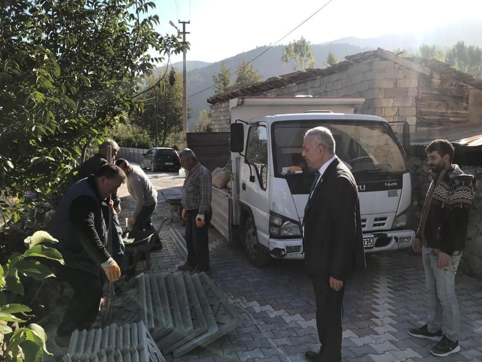 Başkan Yaman, yol çalışmalarını yerinde inceledi
