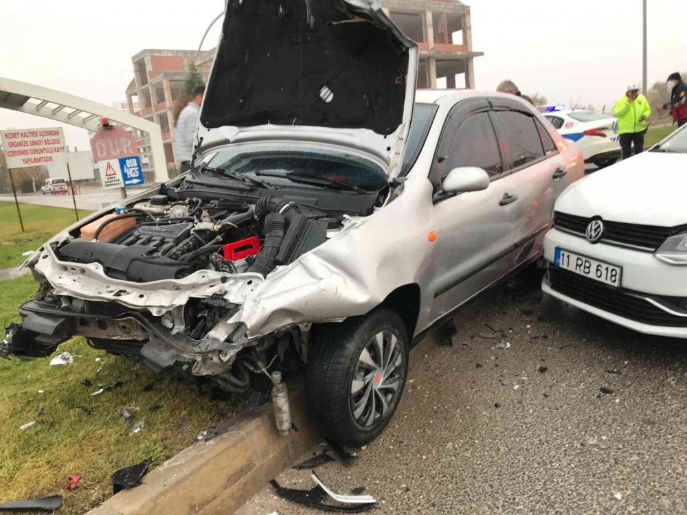 Bilecik’te meydana gelen trafik kazasında 1 kişi yaralandı