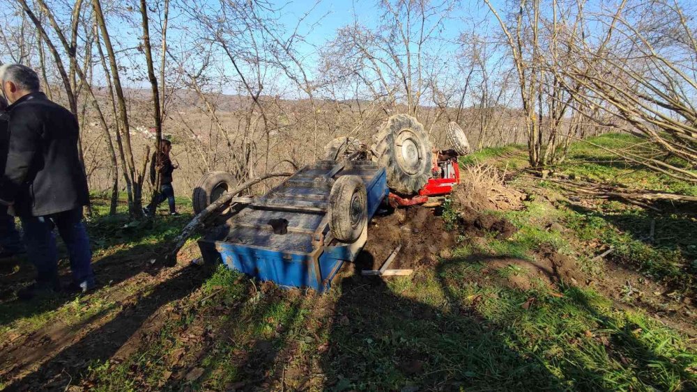 Dakikalarca kurtarılmayı bekliyordu, görme engelli babası imdadına yetişti