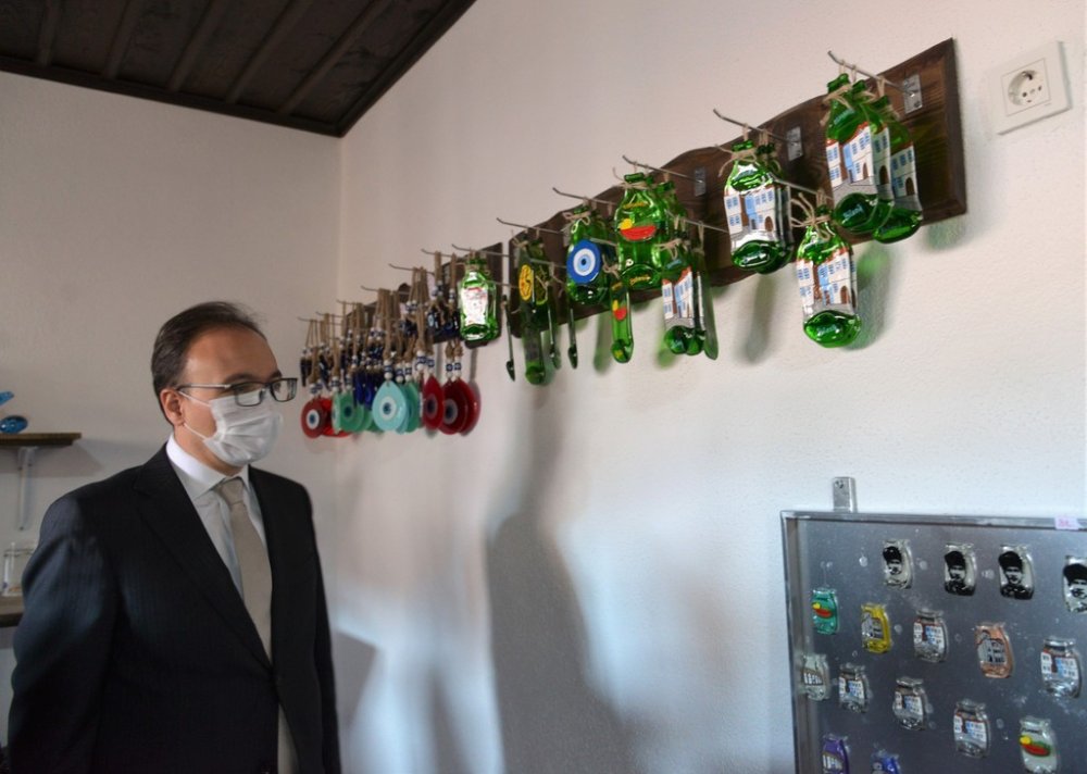 ’Lefke Han Sanat Atölyeleri ve Kadın Girişimcilik Merkezi’ açıldı