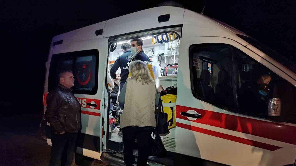 Restoranının yanışını gözyaşları içinde izledi
