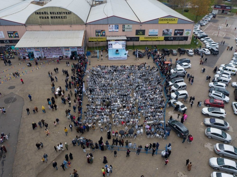 İlber Ortaylı İnegöllülerle buluştu
