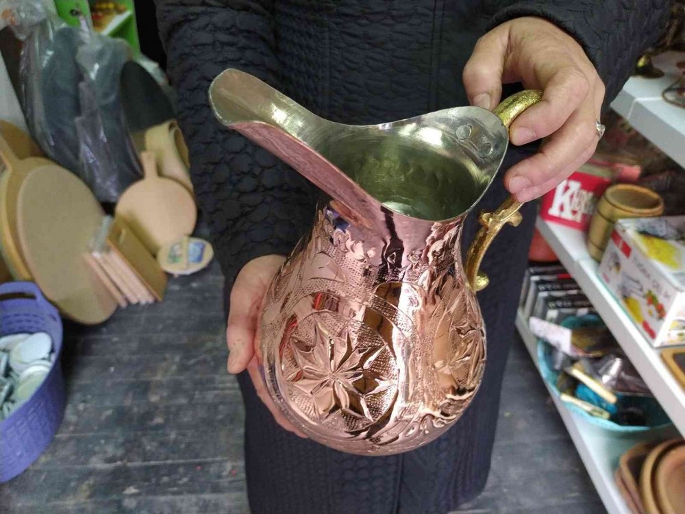 5 bin yıllık şifa kaynağı bakır kaplara büyük ilgi