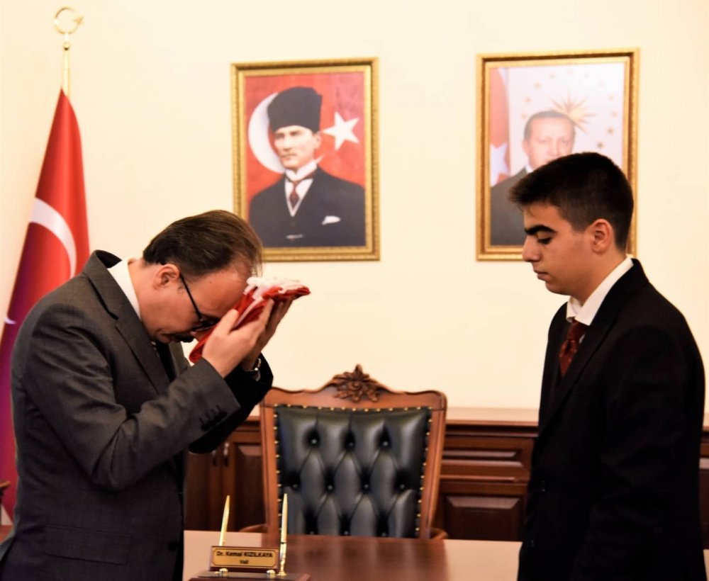 Gaziantep’ten gelen emanetler  teslim alındı