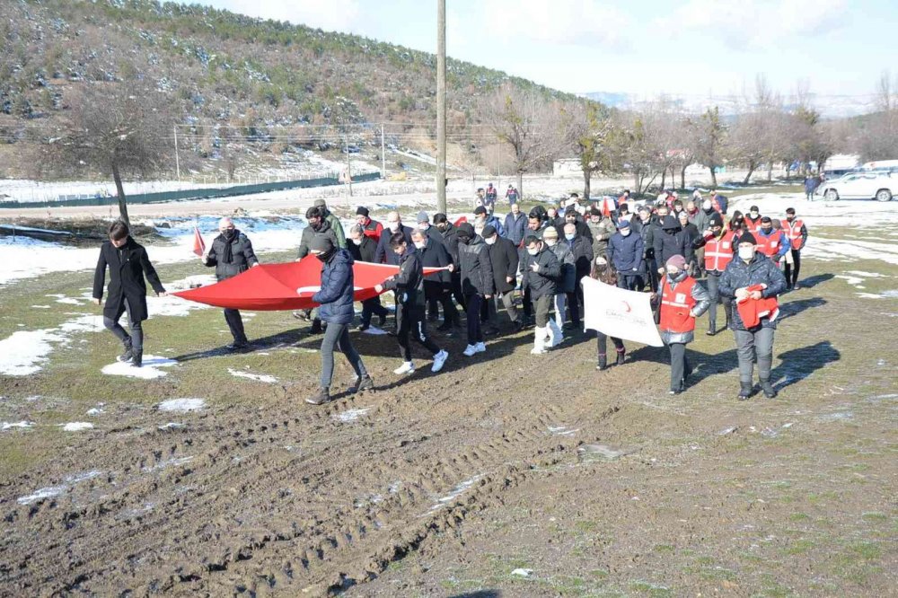 Bozüyük’te Sarıkamış Şehitleri için yürüdüler