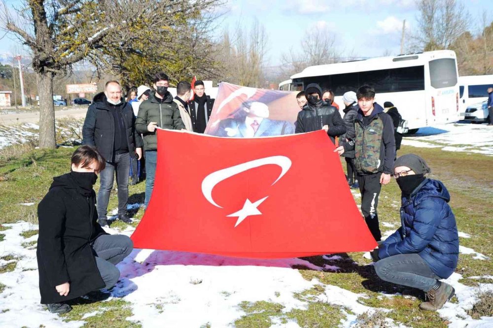 Bozüyük’te Sarıkamış Şehitleri için yürüdüler