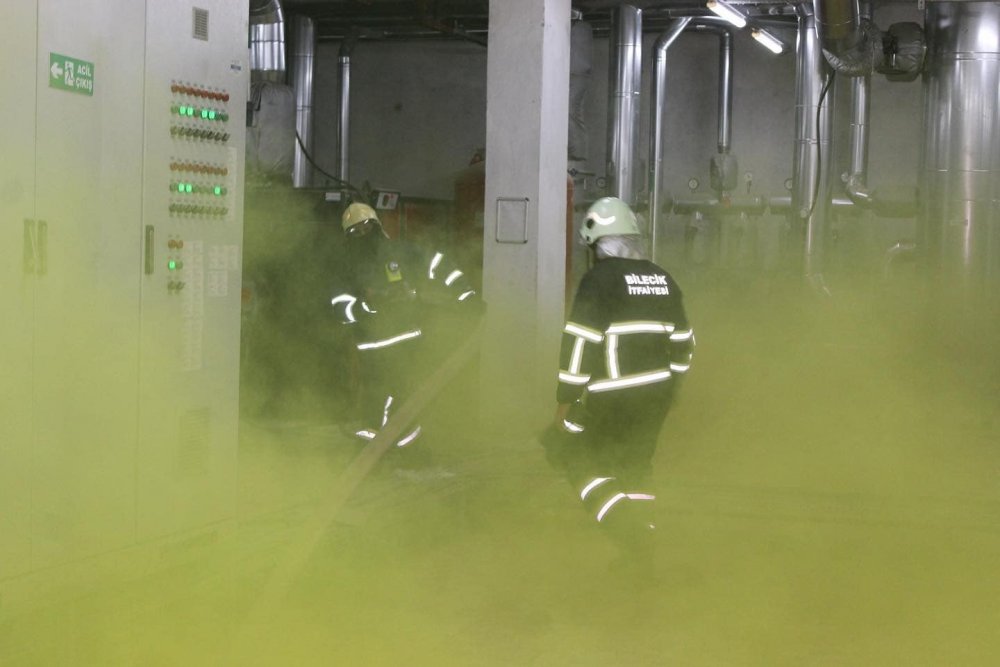 Gerçeği aratmayan saha tatbikatı gerçekleştirildi