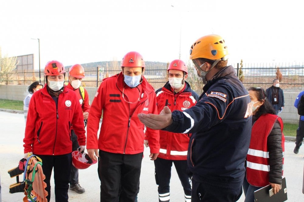 Gerçeği aratmayan saha tatbikatı gerçekleştirildi