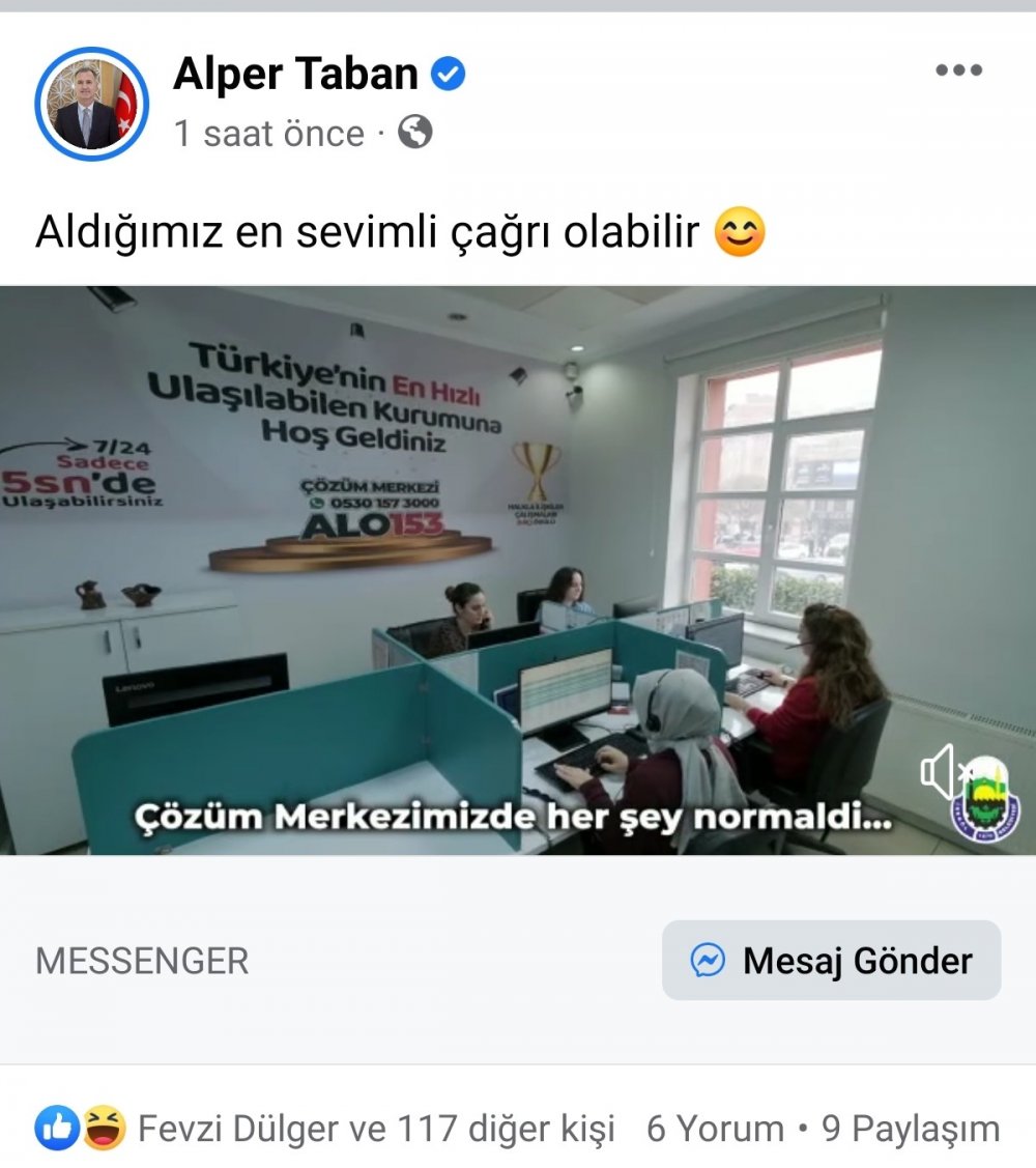 Çözüm merkezini arayan minik çocuk ile personelin diyaloğu gülümsetti