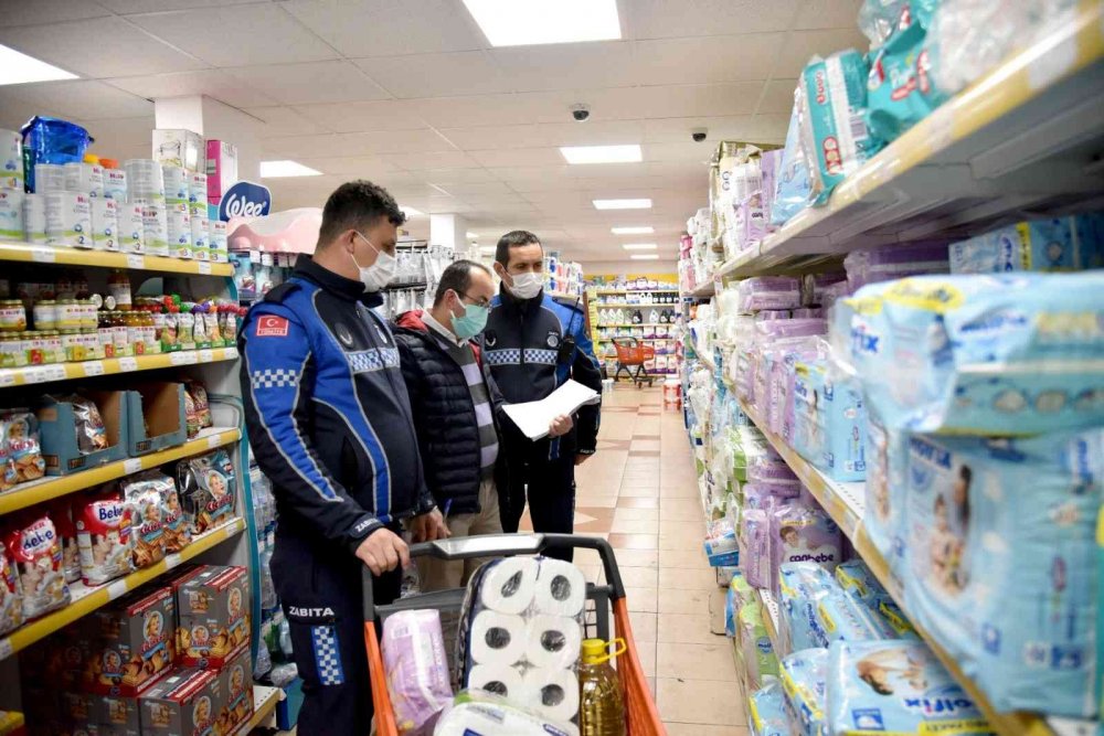 Zabıtadan market zincirlerine denetim