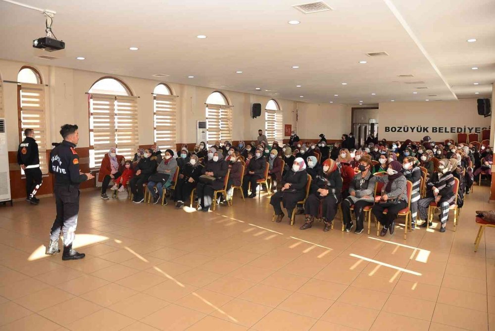 Yangın ve geri dönüşüm semineri yapıldı