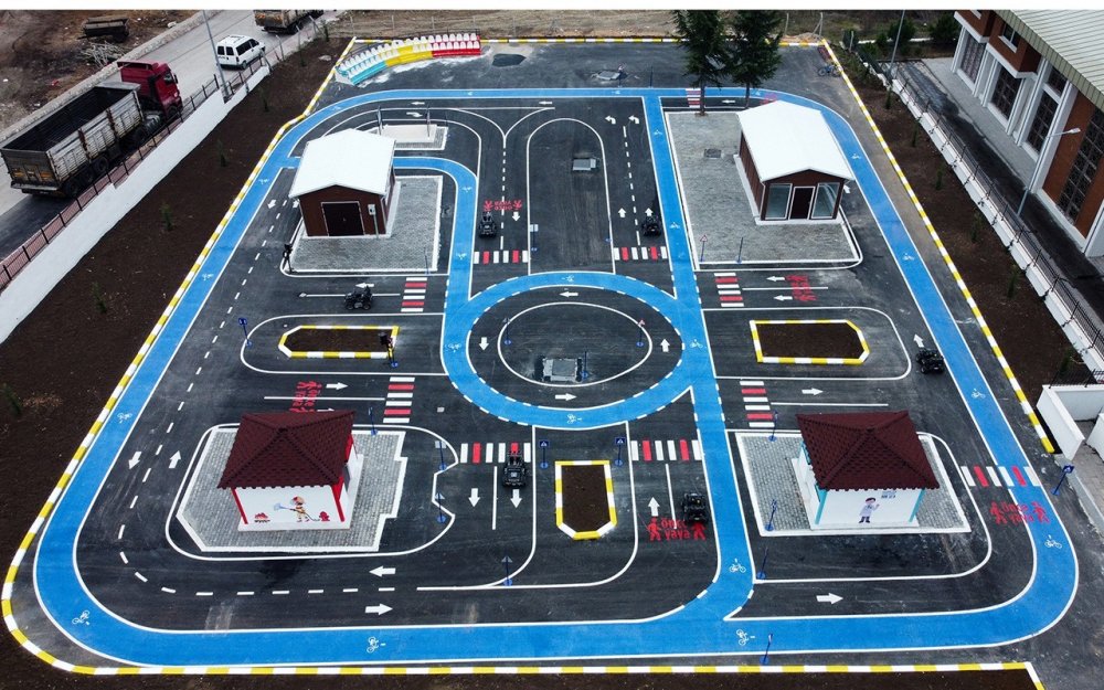 Çocuk Trafik Eğitim Park’ında sona yaklaşıldı
