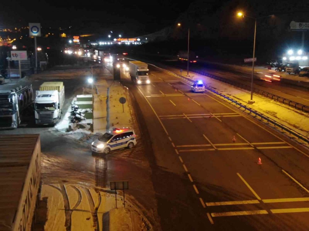 Ağır tonajlı araçların İstanbul istikametine geçişine izin verilmiyor