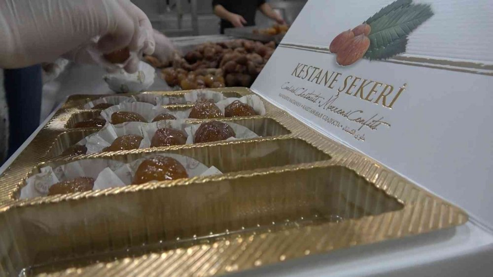 Kestane şekeri ihracatı artıyor